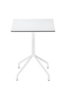 Italia, Bar quadratischen Tisch, Chrom-Metall-Basis