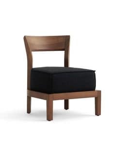 AMARCORD/O, Lounge Sessel mit einem groen gepolsterten Sitz