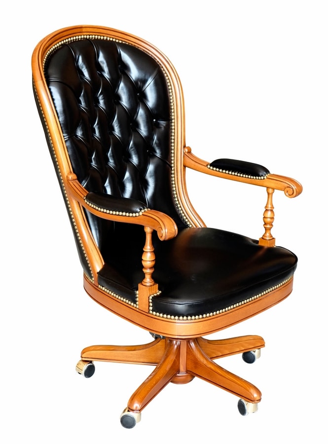 Luxus-Chefsessel Chefsessel, multifunktionale 3D-Armlehne, Verstellbarer,  anhebbarer, drehbarer Computersitz (braun)
