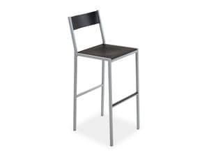 Do stool, Moderne Barhocker, in quadratischen Stahl, fr den Objektbereich