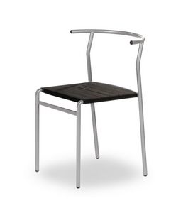 Caf Chair, Stapelbarer Stuhl, bequem und robust