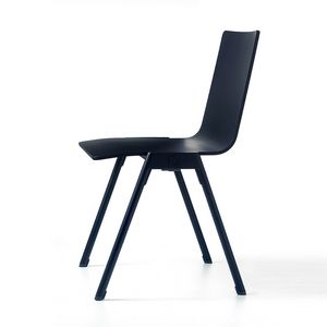 Chromis wood, Moderner Stuhl, stapelbar, fr Wohngebiete und Bars