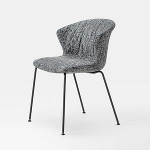 Kicca Plus Soft, Stuhl mit Metallbeinen und weicher Polsterung