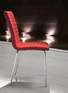 Krono S, Metall gepolsterte Stuhl, Abdecken mit Horizontal Nhen