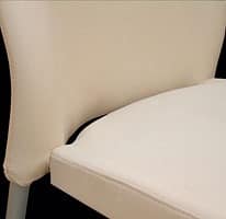 Marostica cod. 11/I, Stapelbare Stuhl aus Metall, gepolstert, für den Objektbereich