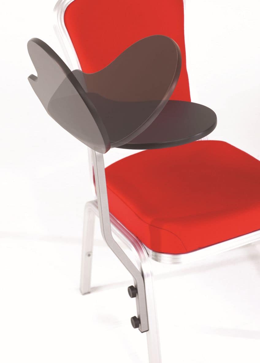 Siena-Allday 62/4E, Stuhl mit feuerhemmenden Polsterung, leicht und stapelbar