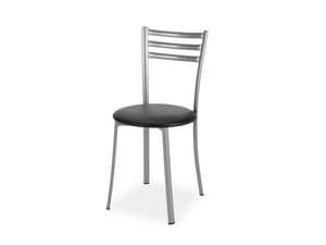 661, Stuhl aus Metall, komfortabel und elegant, fr Eisdiele