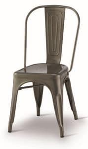 SE 500 / INT, Lackiertem Metall Stuhl, stapelbar, für Restaurants