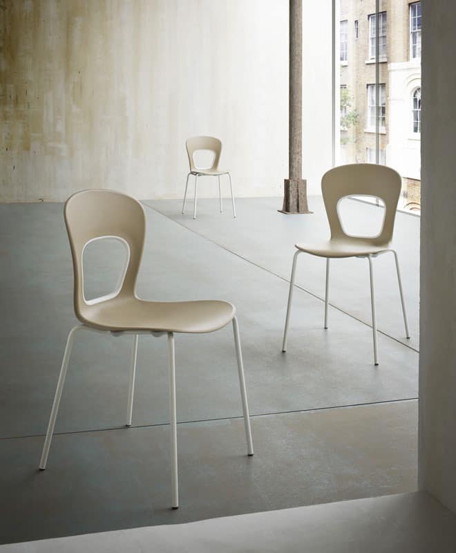 Blog, Stuhl mit Sitz Kunststoff, für modische Pastry