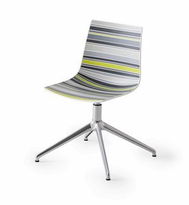 Colorfive L, Stuhl mit Kunststoffschale mehrfarbig