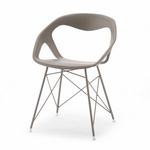 Felix TRC, Stuhl aus Stahl und Polypropylen