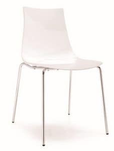 SE 2270, Stuhl mit Rückenlehne aus Kunststoff, verschiedene Farben, für Restaurant