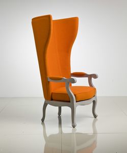 5603 Arne XV, Sessel aus Leder oder Stoff, mit hoher Rckenlehne
