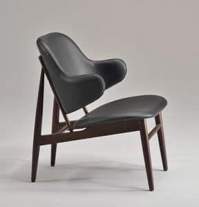 ALMA Sessel 8618A, Polsterstuhl mit modernen Linien, die fr die geschftliche Nutzung