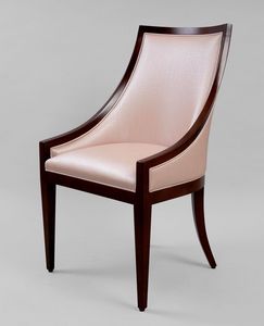 BS464A - Sessel, Sessel Holz und Leder