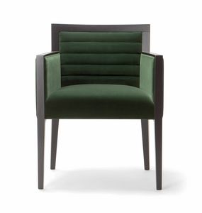 GINEVRA ARMCHAIR 031 PO, Sessel mit einem strengen Design