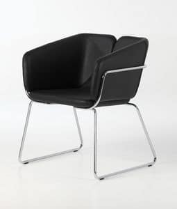 Mixx sled, Moderne Sessel, bequem und vielseitig, für Büros, Hotels und Restaurants