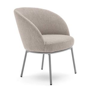 Rose 03971L, Loungesessel mit Metallgestell, gepolstert