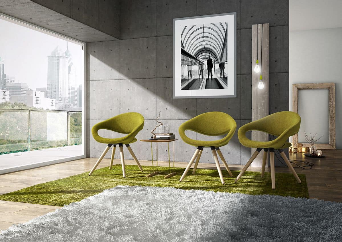 Samba 4G, Moderne Stepp Sessel für Konferenzraum