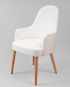 BS442A - Sessel, Sessel aus Kunstleder mit hoher Rückenlehne