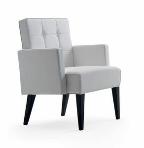 Regina PG, Lounge-Sessel mit strengen Formen