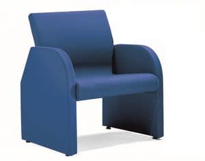 ONE 401, Gepolsterten Stuhl mit elastischen Fasern bedeckt