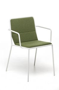 Tres AR, Sessel mit gepolstertem Sitz fr Vertrag geeignet