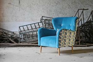 Vintage, Sessel im Stil der 70er Jahre