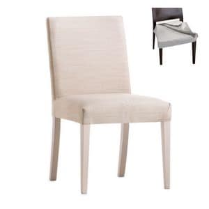 Zenith 01616, Stuhl mit Holzrahmen, Sitz und Rcken gepolstert, abnehmbarer Stoffbezug, fr Vertrags-und Wohnbereich