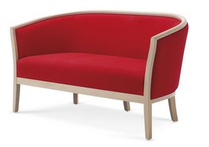 505 D, berfllte moderne Sofa mit Holzrahmen