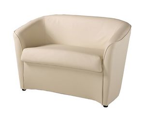 Art. 41110 Zertifiziertes feuerhemmendes Polstersofa, Sofa mit abgerundeten Formen, feuerfest