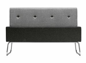 Art. 41561 Modulares feuerhemmendes Sofa, Modulares Sofa mit Metallbeinen