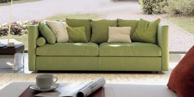 Company, Komfortables Sofa, für elegante Lounges, mit abnehmbarem Stoffbezug