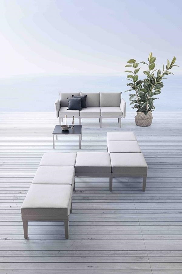 Conga sofa, Modulares Lounge-Sitzsystem für drinnen und draußen
