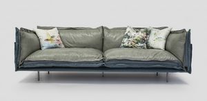 Double, Magefertigtes Sofa mit Stahlstruktur