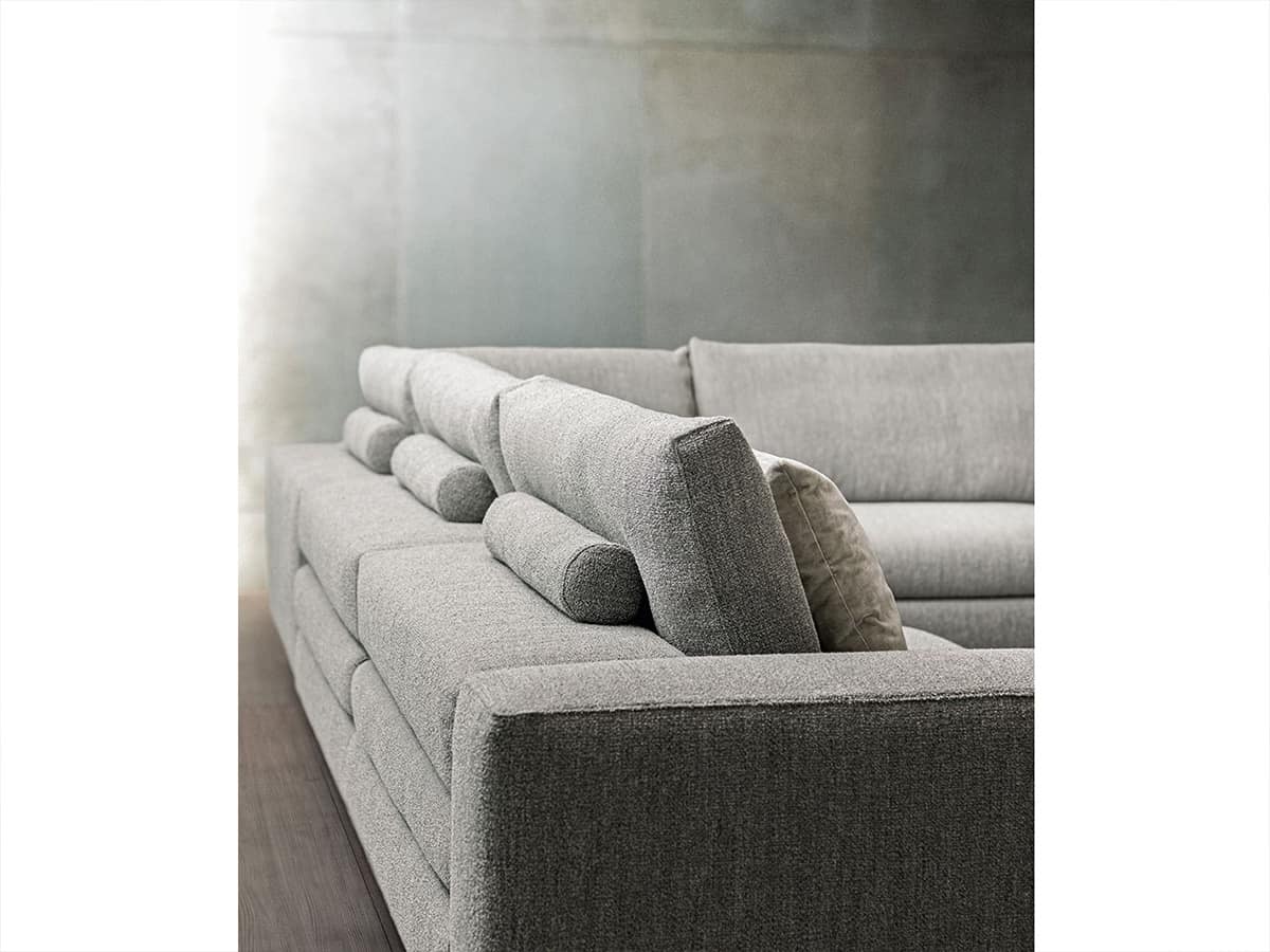 Duo, Modulares Sofa mit verstellbarer Rückenlehne