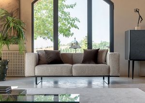 Fausto Art. FCO-037, Minimales Sofa mit einfachen und konkreten Linien