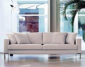 Ginger, Linear Sofa mit sichtbaren F��en, f�r moderne B�ro