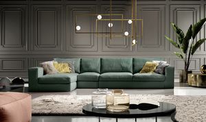 Hermes Evo, Modulares Sofa, abnehmbarer Bezug
