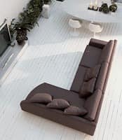 Incontro corner, Sofa aus Polyurethan, mit Dacron, für Hotel