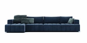 Indigo Deluxe modulares Sofa, Modulares Sofa mit starren Formen