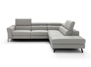 Jacobs, Relax-Sofa mit geradlinigem Design