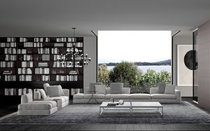 Justin, Extra weiches modulares Sofa