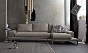 Logan, Modulares Sofa, Sofa mit abnehmbarer Abdeckung