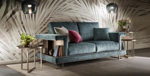 LUCE DARK Sofa, Modernes Sofa mit raffiniertem Design