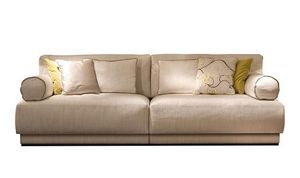 Ludo, Sofa mit zylindrischen Armlehnen
