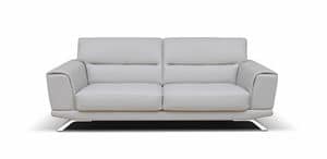 Panarea 2, Quadratisches Sofa mit Polyurethanpolsterung