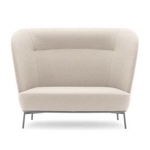 Rose 03953, Sofa mit hoher R�ckenlehne, Metallbeinen