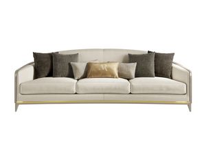 Victor Art. V83, 3-Sitzer-Sofa mit Metallprofilen