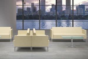 XILON 773, Moderne Sofa für Wartezimmerund entspannen